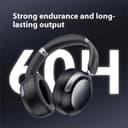 YESIDO EP07 Wireless Over-Ear Headphones with Hybrid ANC Noise Cancellation, Bluetooth Connectivity – Black thumbnail 4