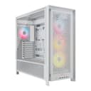 Corsair FRAME 5000D RS ARGB Tempered Glass Mid Tower Gaming PC Case - White thumbnail 1