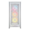 Corsair FRAME 5000D RS ARGB Tempered Glass Mid Tower Gaming PC Case - White thumbnail 2