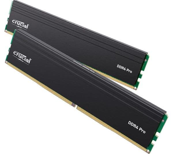 CRUCIAL Pro 64 GB 3200 MHz CL22 DDR4 UDIMM Memory Kit - 32 GB x 2