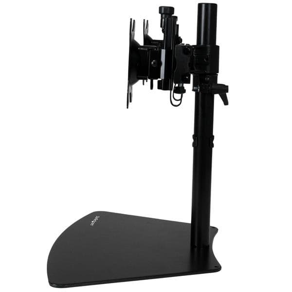 StarTech.com Dual-Monitor Stand - Horizontal - Black - Image 2