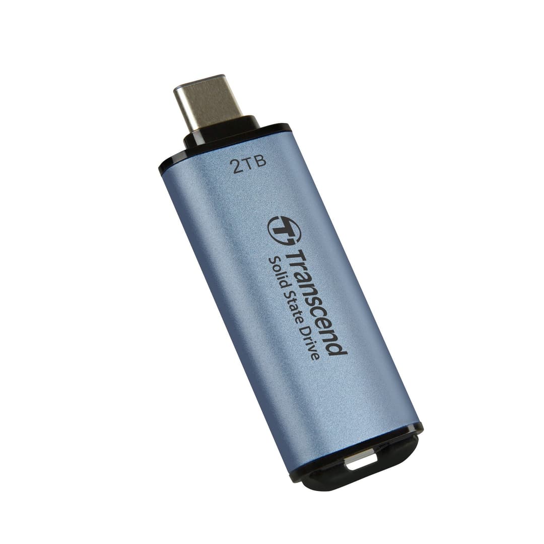 Transcend ESD300 Portable SSD USB Type-C 2TB - Sky Blue - Image 2