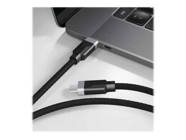 ALOGIC Fusion USB-C to USB-C 3.2 Gen 2 Cable 1m 100W Space Grey - Image 3
