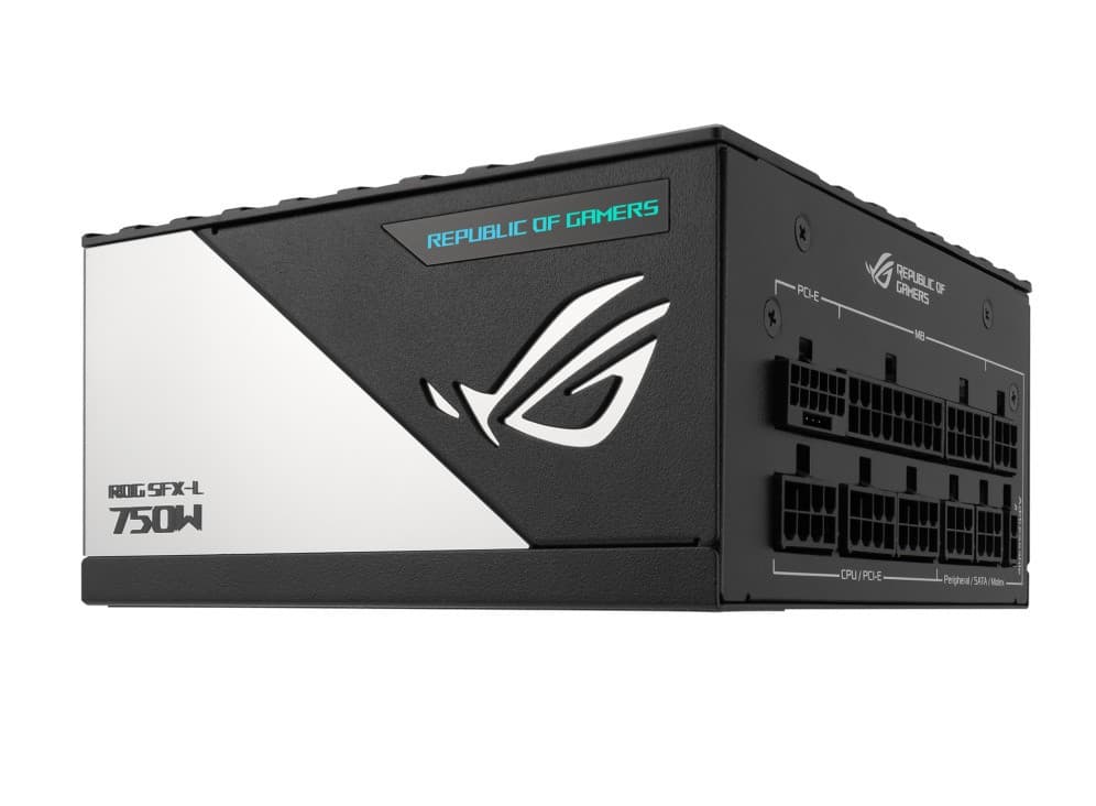 ASUS ROG Loki SFX-L 750W, Fully Modular Power Supply, 80+ Platinum, 120mm PWM ARGB Fan, Aura Sync, ATX 3.0 Compatible, PCIe 5.0 Ready, 10 Year Warranty - 90YE00N4-B0NA00 - Image 5