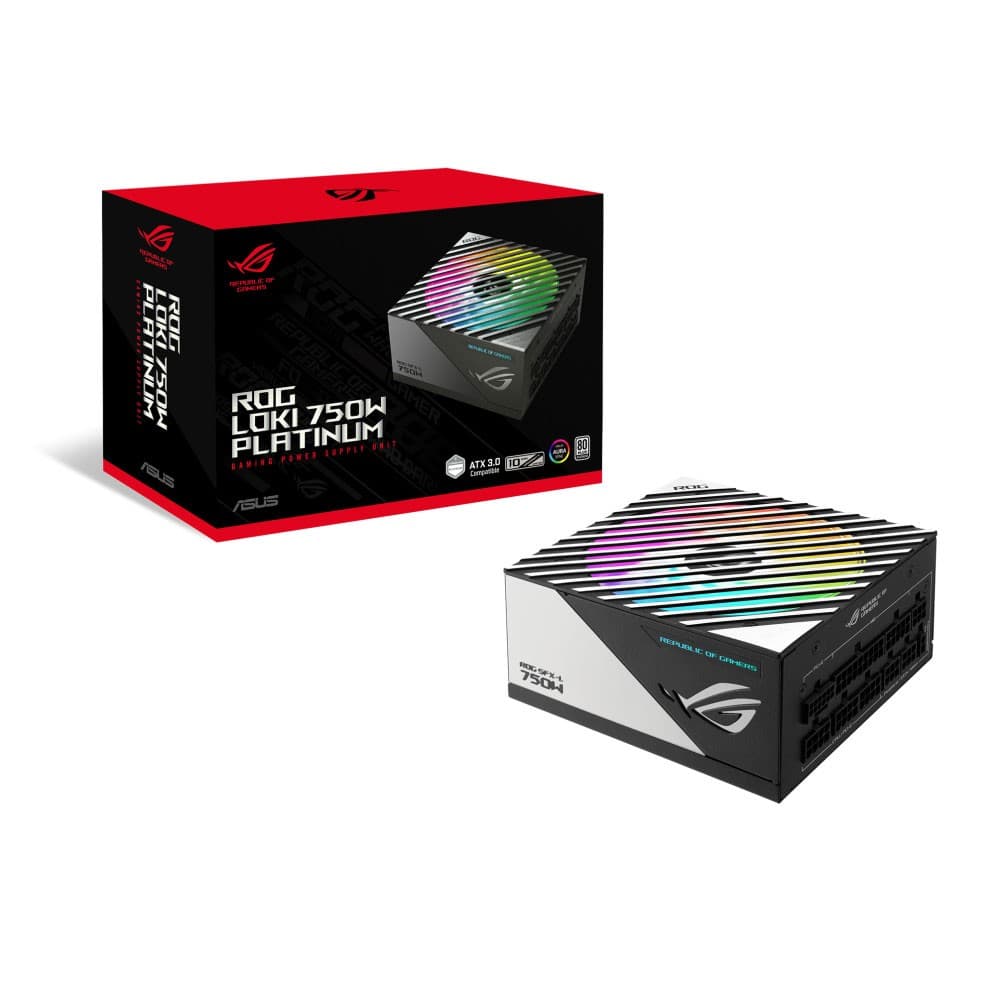ASUS ROG Loki SFX-L 750W, Fully Modular Power Supply, 80+ Platinum, 120mm PWM ARGB Fan, Aura Sync, ATX 3.0 Compatible, PCIe 5.0 Ready, 10 Year Warranty - 90YE00N4-B0NA00 - Image 7