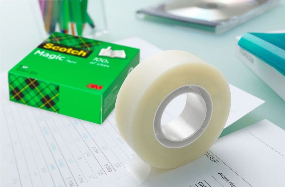 Scotch Magic 810 Invisible Tape Matte Finish 25mmx66m Clear 8102566