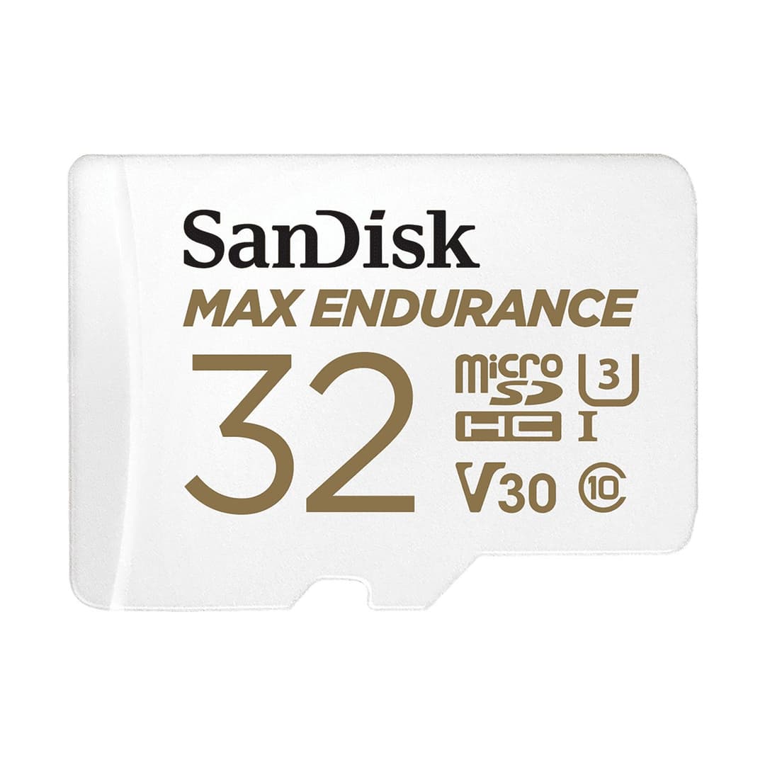 SanDisk Max Endurance 32 GB MicroSDHC UHS-I Class 10 U3 V30 Memory Card with SD Adapter - Image 1