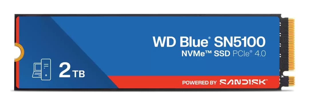 Western Digital 2TB WD Blue SN5100 NVMe M.2 2280 PCIe 4.0 SSD - Image 1