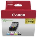 Canon CLI-571 Ink Cartridges - Black & Colour thumbnail 1