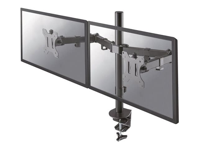 Neomounts FPMA-D550DBLACK Full Motion Dual Monitor Desk Mount 10-32" - Black - Image 1