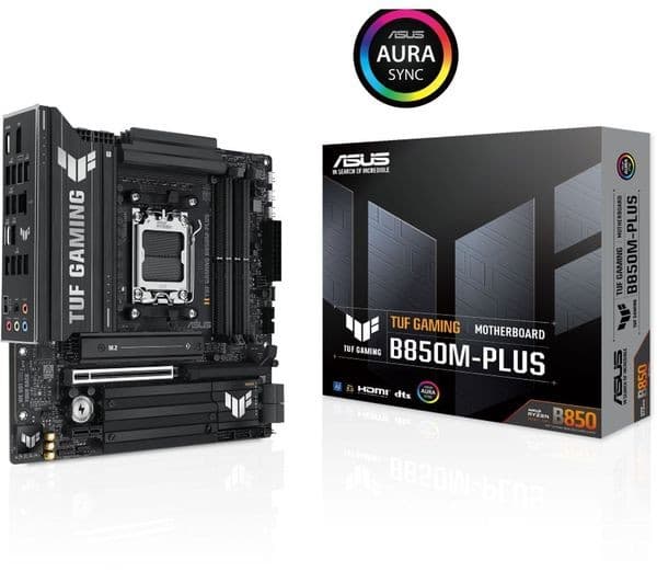 ASUS TUF GAMING B850M-PLUS AMD B850 Socket AM5 Micro-ATX Motherboard - Image 3