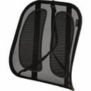 Fellowes Office Suites Mesh Back Support Ergonomic  Comfortable  Adjustable Strap  Ventilation  Tri-Tachment Structure - Strap Mount - 17.3  x 5.6  x 20.2  - Black thumbnail 1