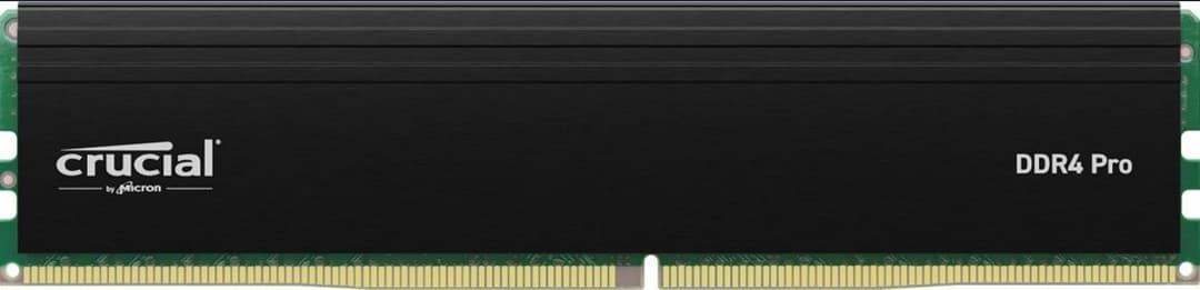 Crucial Pro DDR4 3200MHz CL22 UDIMM Desktop Memory - 32GB (1 x 32GB) - Image 1