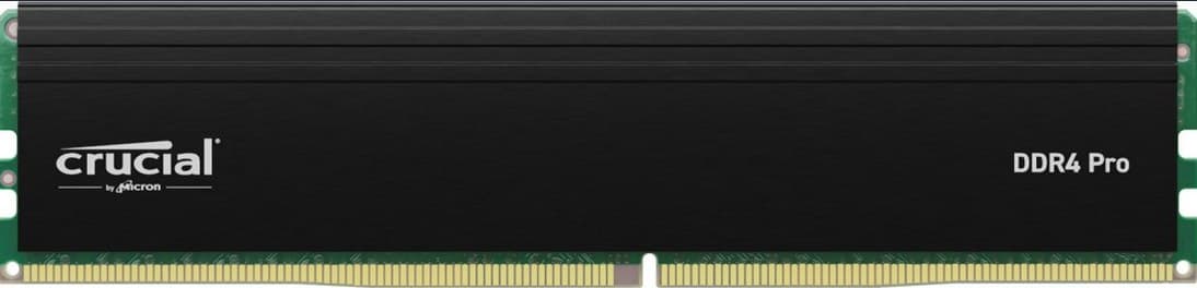 Crucial Pro DDR4 3200MHz CL22 UDIMM Desktop Memory - 32GB (1 x 32GB)