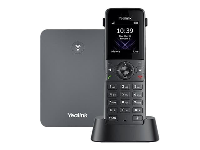 Yealink W73P - cordless VoIP phone with caller ID - 3-way call capability - Image 2