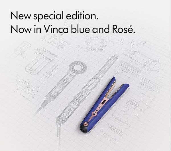 DYSON Corrale Hair Straightener Special Edition Gift Set - Vinca Blue & Rosé - Image 2