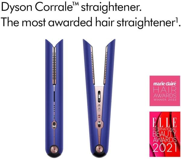 DYSON Corrale Hair Straightener Special Edition Gift Set - Vinca Blue & Rosé - Image 3