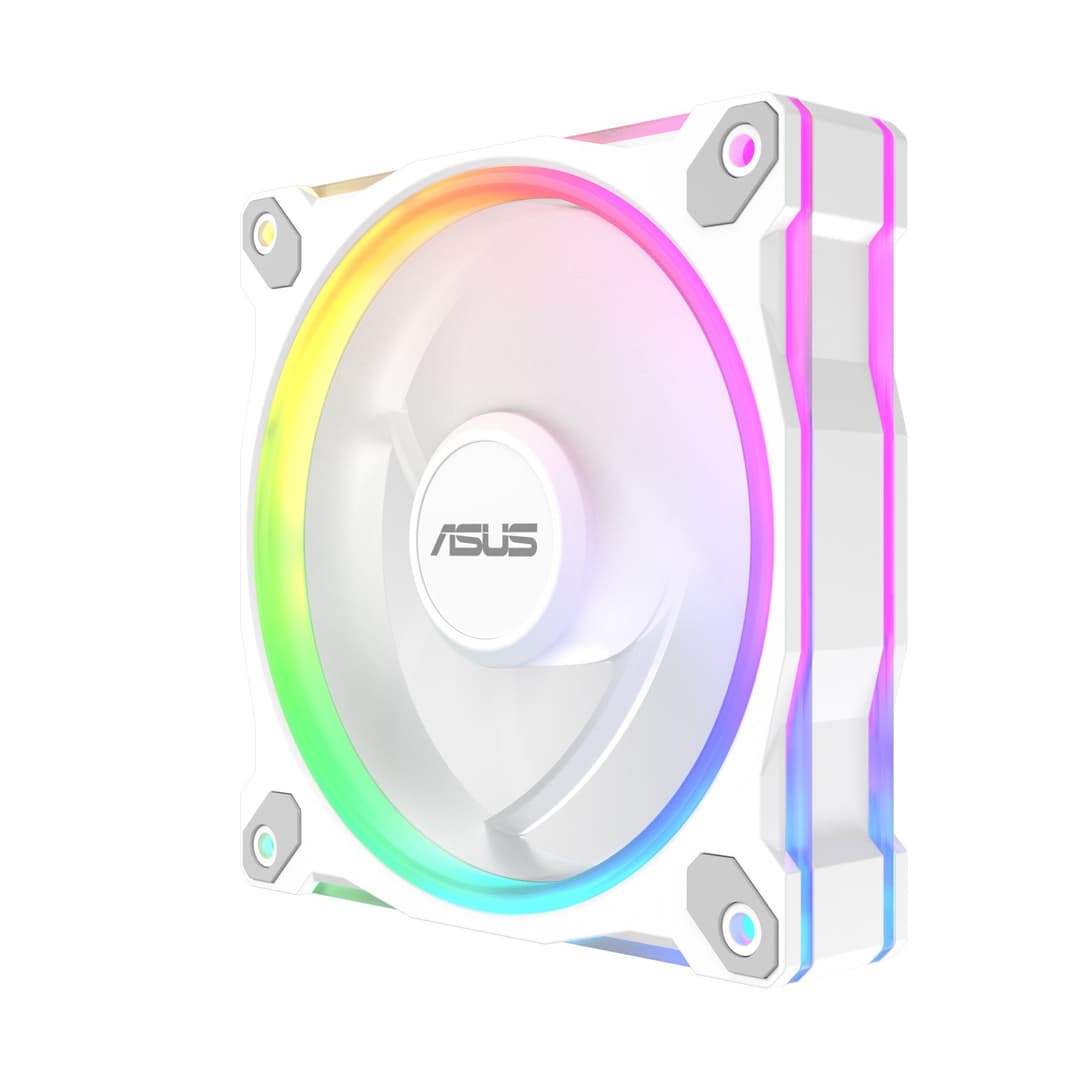 ASUS Prime MR120 ARGB 120mm PC Fan - White - Image 3