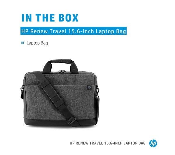HP Renew Travel 15.6" Laptop Case - Grey - Image 6