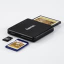 Hama USB 3.0 Multi-Card Reader, SD/microSD/CF - Black thumbnail 4