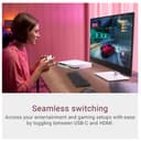 Dell Plus S3225QC 32" QD-OLED 4K UHD 120Hz FreeSync Premium Pro Height Adjustable Monitor thumbnail 4