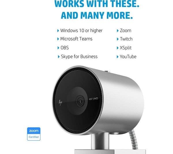 HP 950 4K Ultra HD Webcam - Image 4