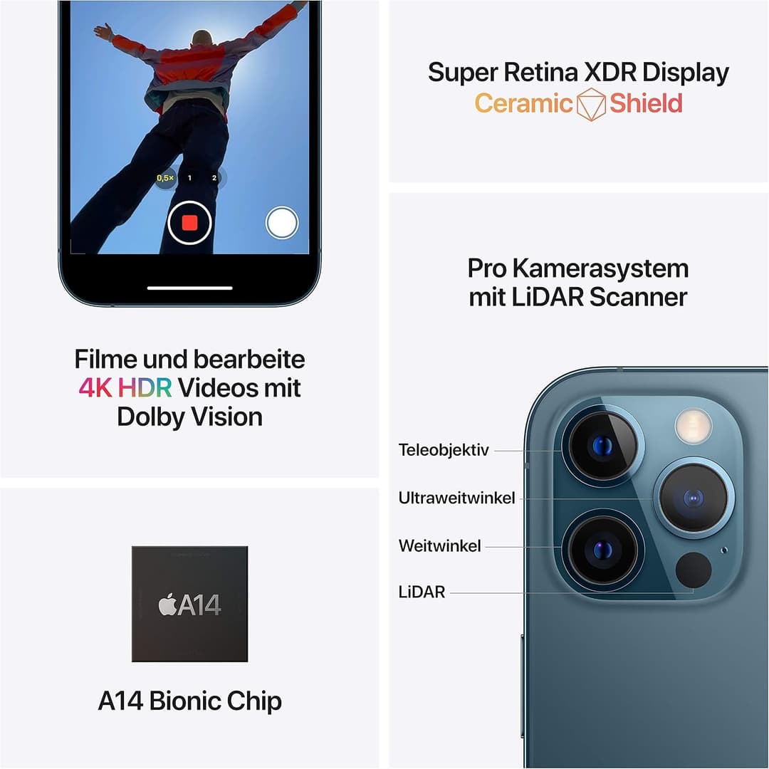 Apple iPhone 12 Pro Max, 256GB, Graphite - Image 6