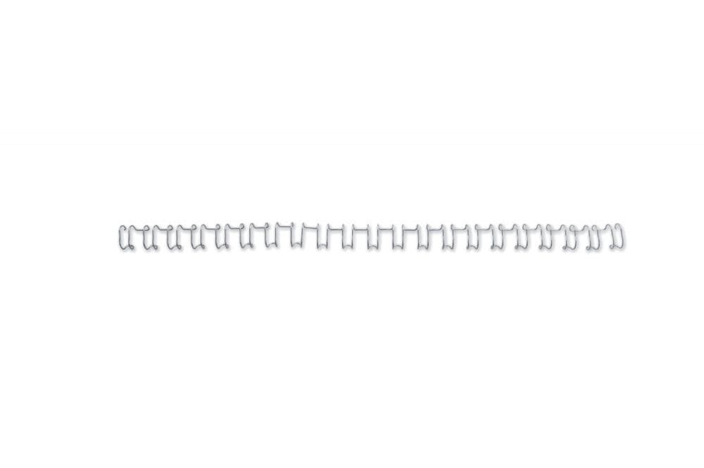 GBC IB160837 10mm Silver Wire binders - Image 1