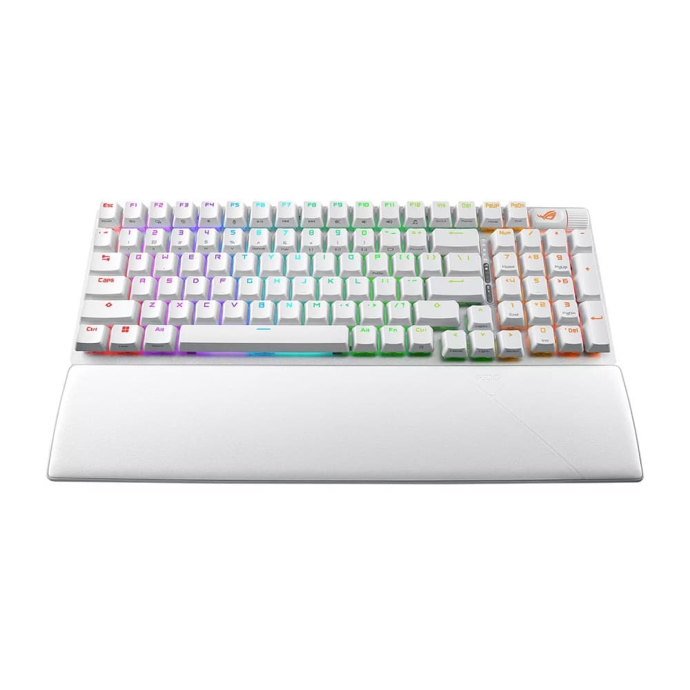 ASUS ROG Strix Scope II 96 Wireless Mechanical RGB Gaming Keyboard, ROG NX Snow - White - Image 2