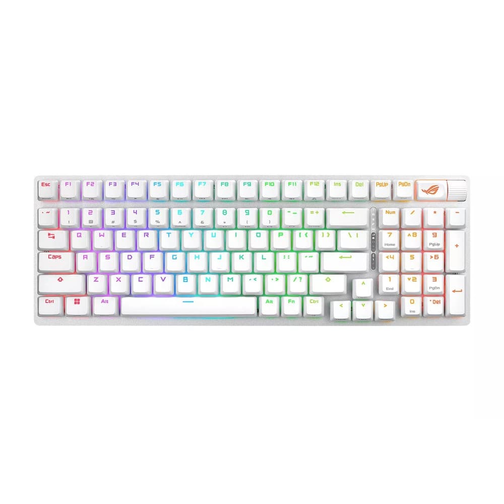 ASUS ROG Strix Scope II 96 Wireless Mechanical RGB Gaming Keyboard, ROG NX Snow - White - Image 5