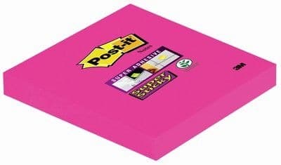 3M 654SPI note paper Square Pink 90 sheets Self-adhesive