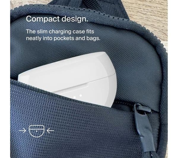 Belkin SoundForm Rhythm True Wireless Earbuds - White - Image 7