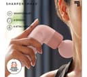SHARPER IMAGE Power Percussion Move Edge Portable Lite Massage Gun - Pink thumbnail 6