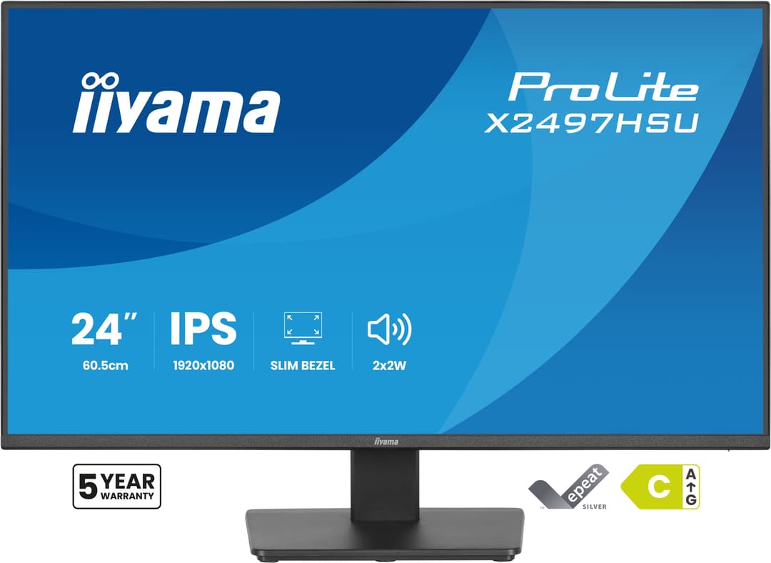 iiyama ProLite X2497HSU-B1 computer monitor 60.5 cm (23.8") 1920 x 1080 pixels Full HD LED Black - Image 3