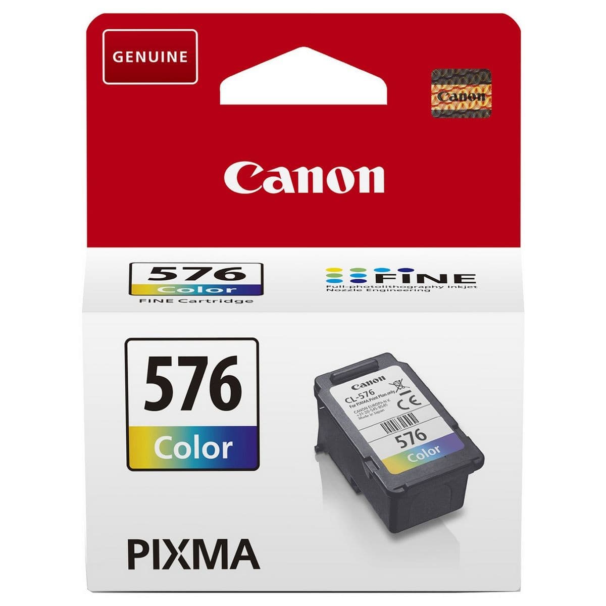 Canon CL-576 Colour Ink Cartridge - Genuine Printer Ink Cartridge - Compatible with Canon PIXMA Printers