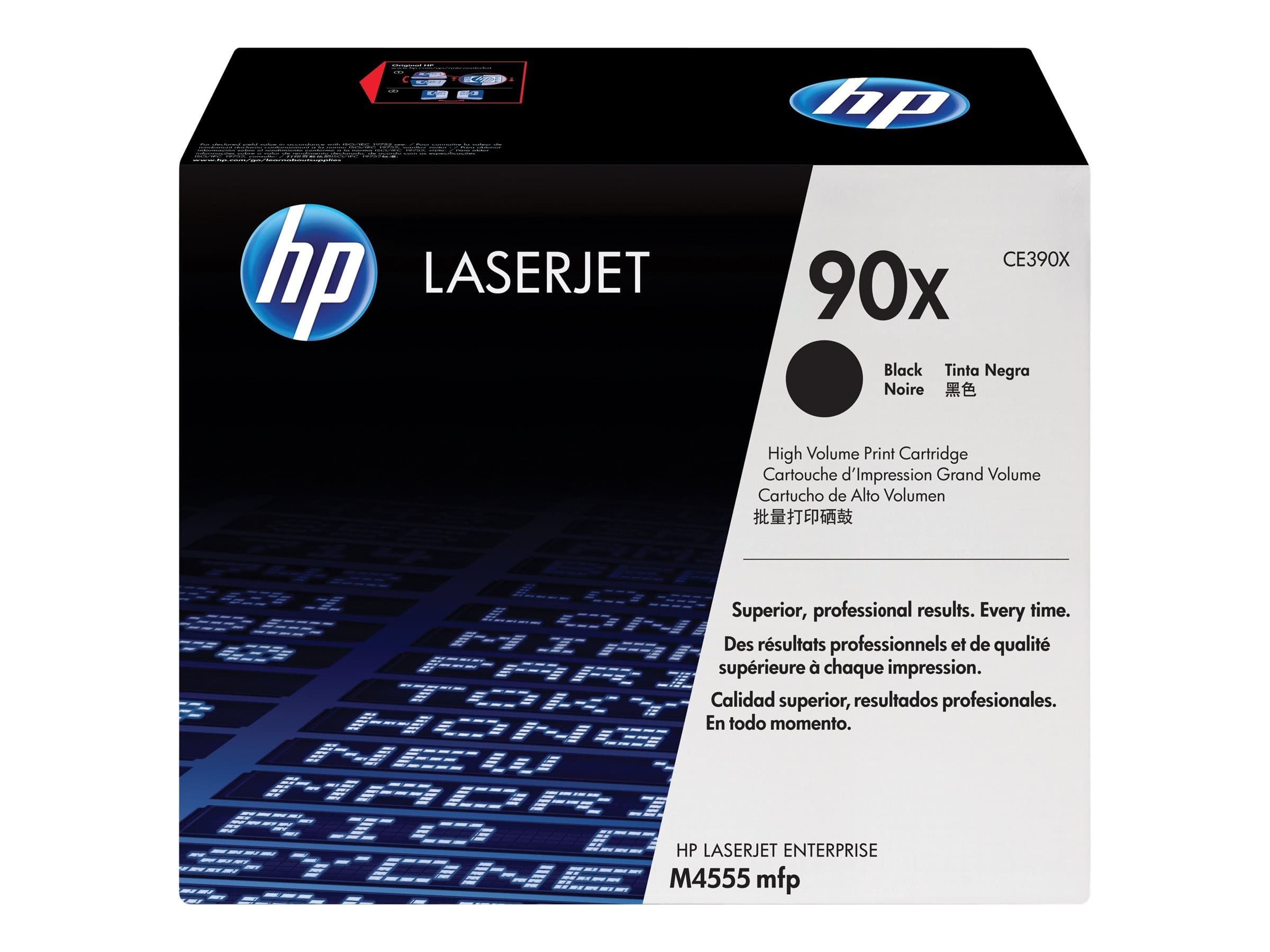 HP 90X CE390X Original HP High Yield LaserJet Toner Cartridge - Black