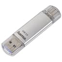 Hama C-Laeta USB Flash Drive USB Type-A / USB Type-C 3.2 Gen 1 (3.1 Gen 1) Silver 64GB thumbnail 1