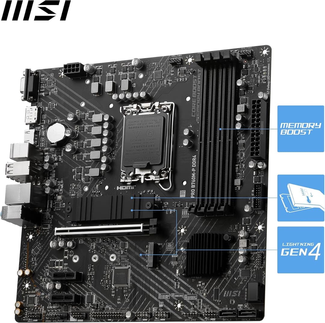 MSI PRO B760M-P Motherboard - Image 3