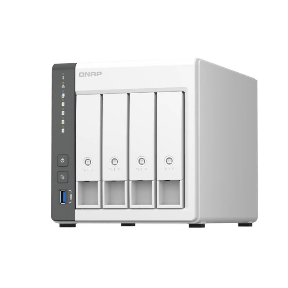 QNAP TS-433-4G 4-Bay NAS Server Tower ARM Cortex-A55 Quad-Core 2.0GHz 4GB RAM - Image 2