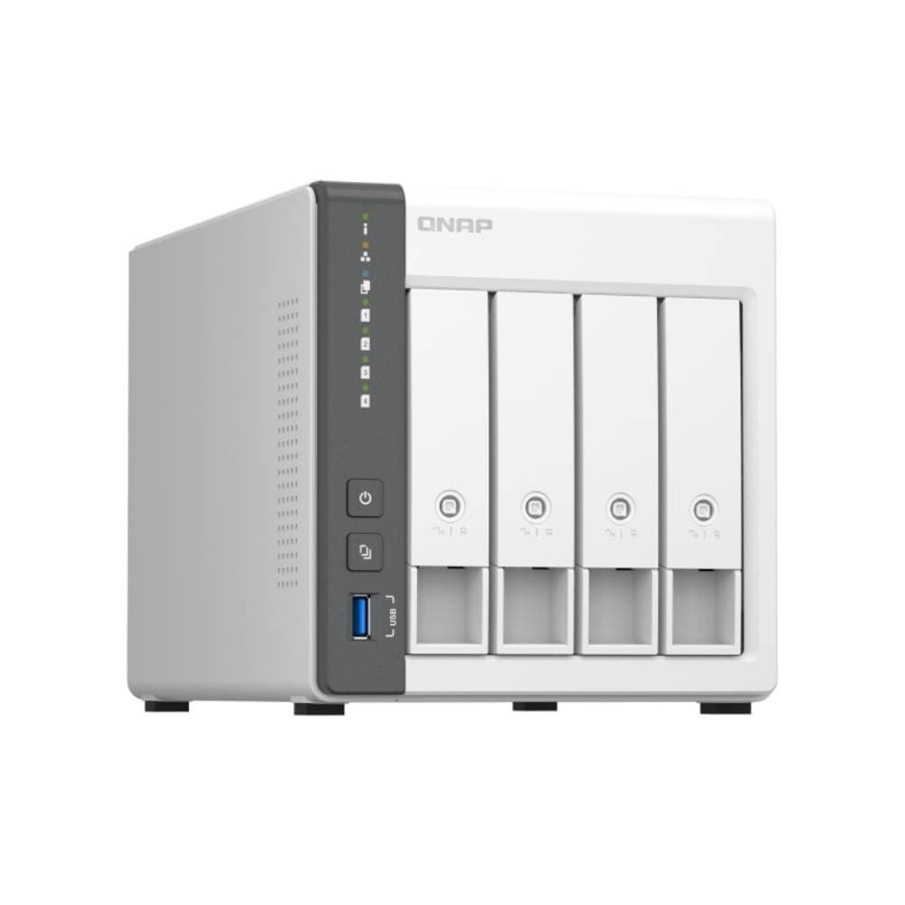 QNAP TS-433-4G 4-Bay NAS Server Tower ARM Cortex-A55 Quad-Core 2.0GHz 4GB RAM - Image 3
