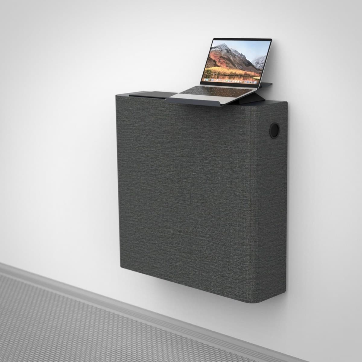 Heckler Design H780-BG Classroom Credenza MK II Smart Technology Mount, Black & Gray