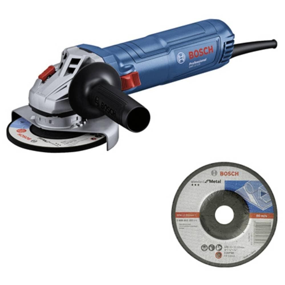 Bosch Professional GWS 12-125 Corded Angle Grinder 1200W 125mm - Blue