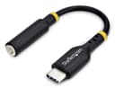 StarTech.com 5in (12.7cm) USB-C to 3.5mm TRRS Headphone/Headset Jack Audio Adapter, USB Type-C Aux Dongle, 32-bit DAC, Supports USB-C/Thunderbolt, Laptop/Phone/Tablet thumbnail 1