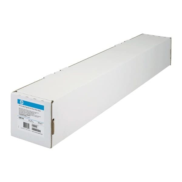 HP Heavyweight Coated Matte Inkjet Paper Roll, 130 gsm, 24 in x 100 ft (610 mm x 30.5 m) - Image 1