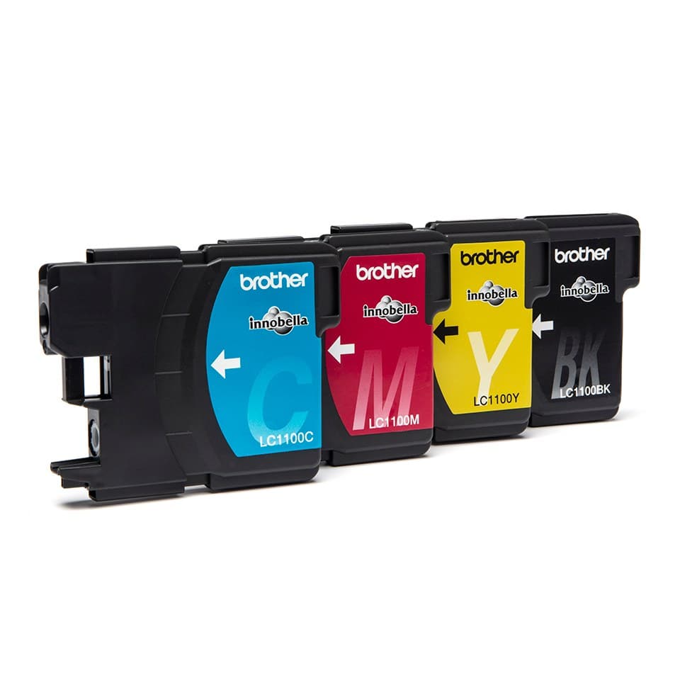 Brother LC1100VALBP Original Ink Cartridge Value Pack - Black, Cyan, Magenta, Yellow - Image 2