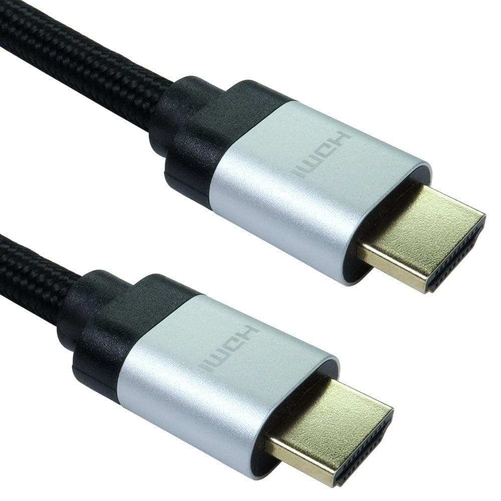 Ultra High Speed 8K HDMI 2.1 Cable 0.5M - Silver - Image 1