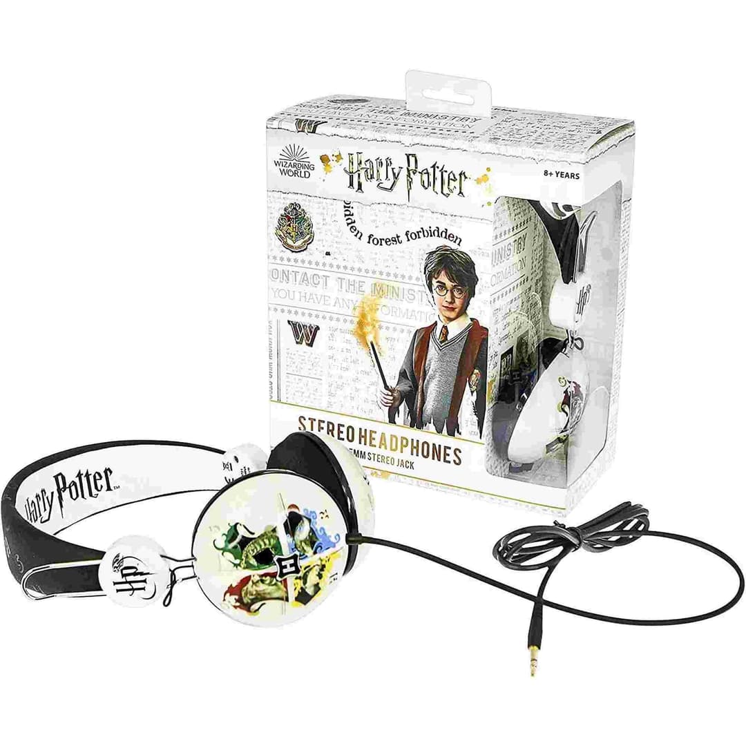 Harry Potter Hogwarts Crest Adjustable Kid's Wired Headphones - Image 3