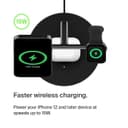 Belkin BOOST CHARGE PRO 3-in-1 Wireless Charging Pad with MagSafe 15W Black thumbnail 4
