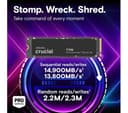 Crucial T710 1 TB PCIe Gen5 NVMe M.2 2280 Internal SSD thumbnail 2