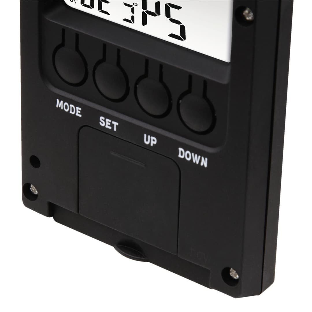 Hama TH-140 Digital Thermometer/Hygrometer with Weather Indicator - Black - Image 3